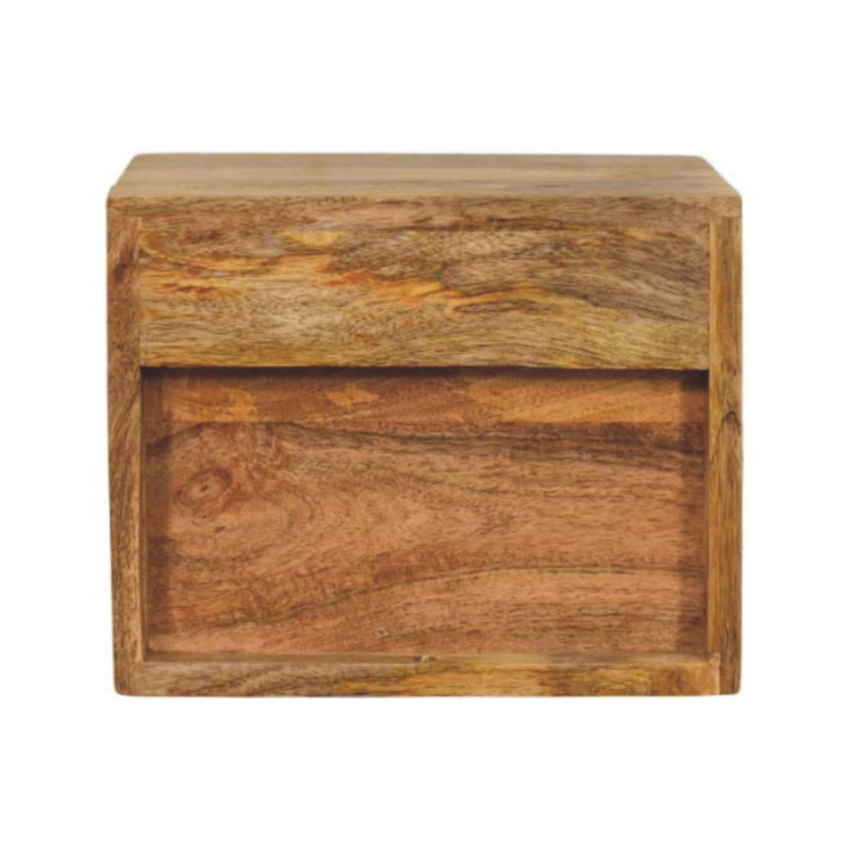 Solis 1-Drawer Oak-ish Wall Mounted Nightstand
