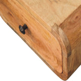 Avora Mini Wall-Mounted Oak-ish 1 Drawer Nightstand