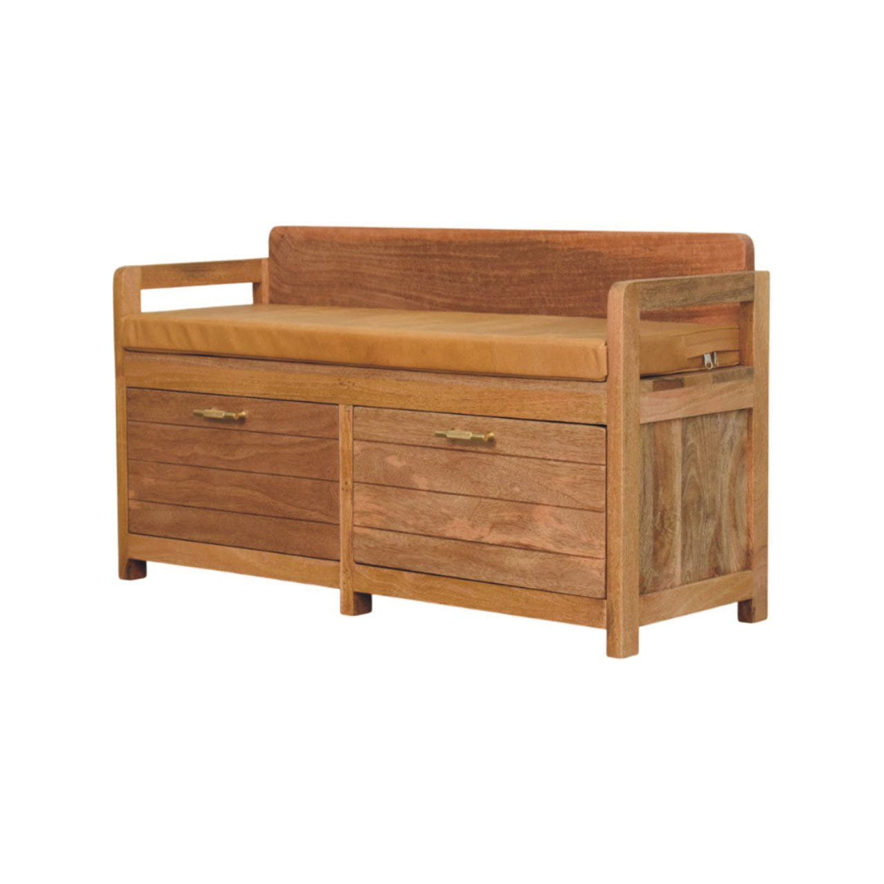 Oxford Oak-ish 2-Drawer Storage Bench | Linen