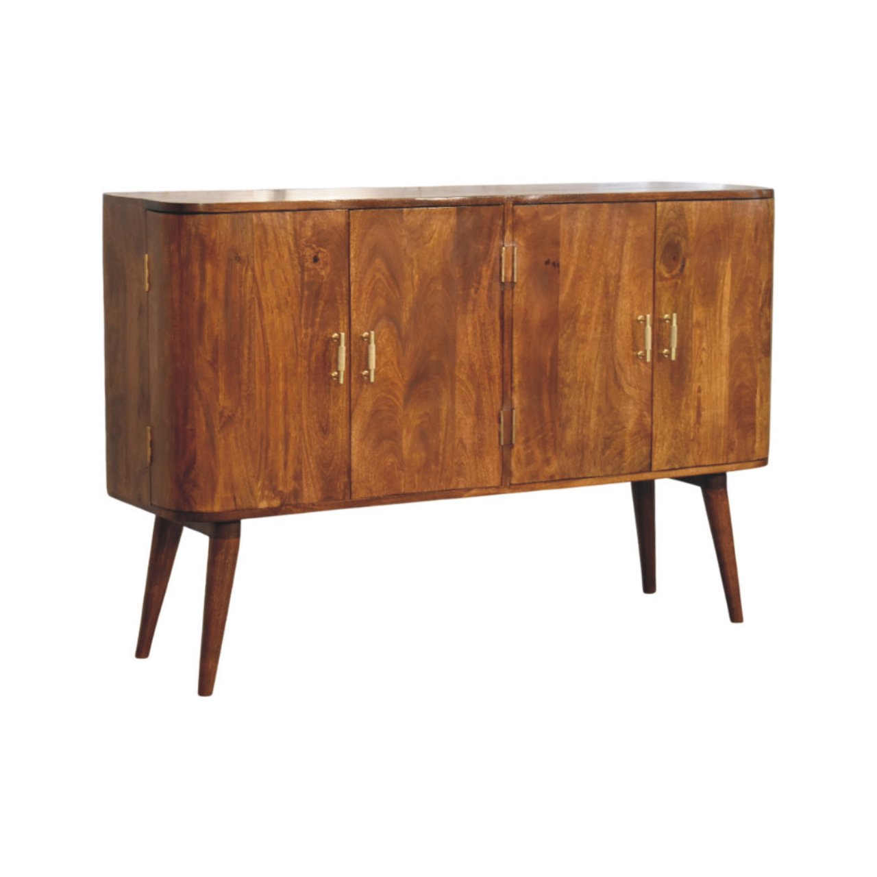 Linden Sideboard Chest of Drawers | Chestnut Solid Mango Wood