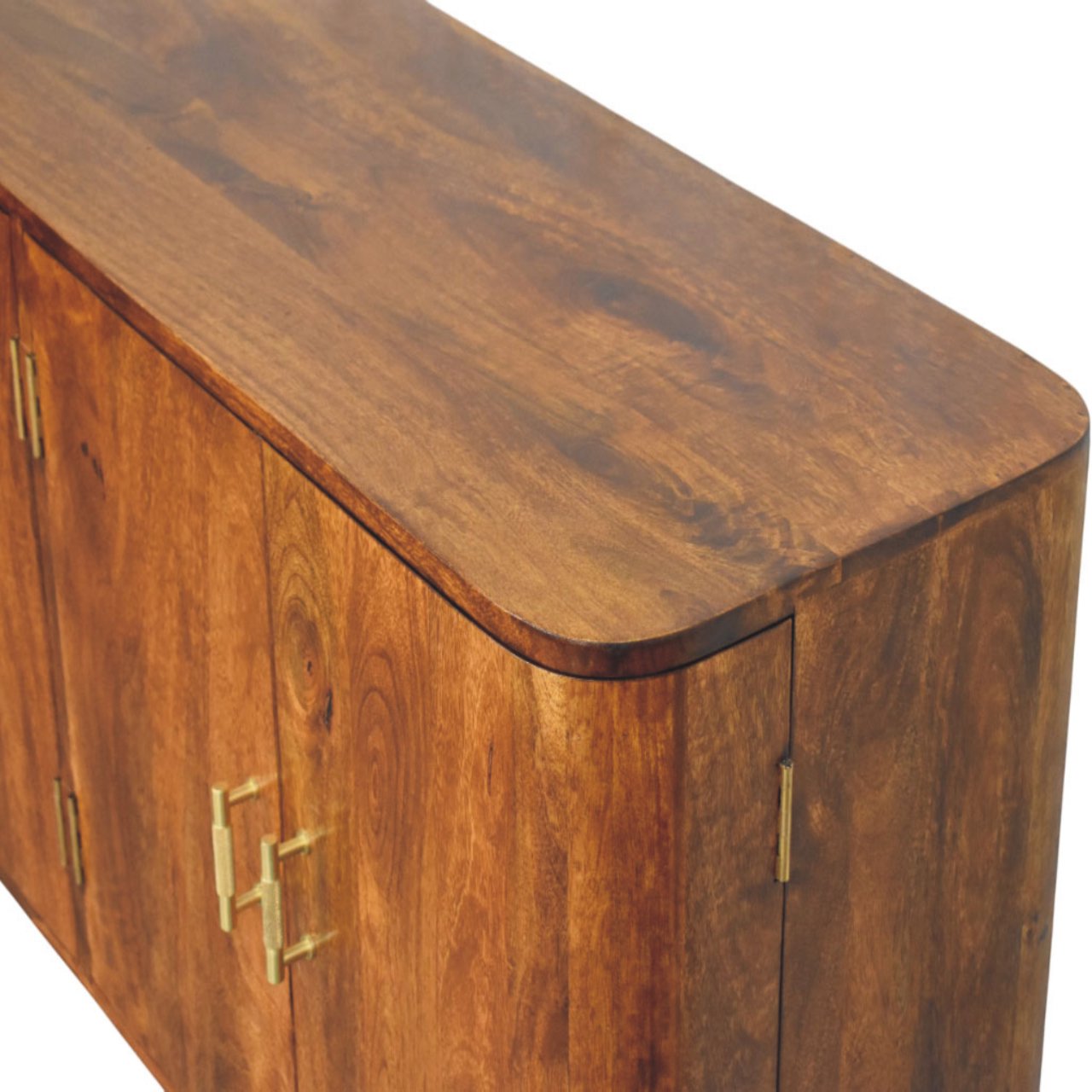 Linden Sideboard Chest of Drawers | Chestnut Solid Mango Wood