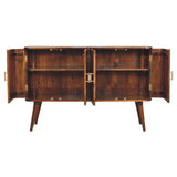 Linden Sideboard Chest of Drawers | Chestnut Solid Mango Wood