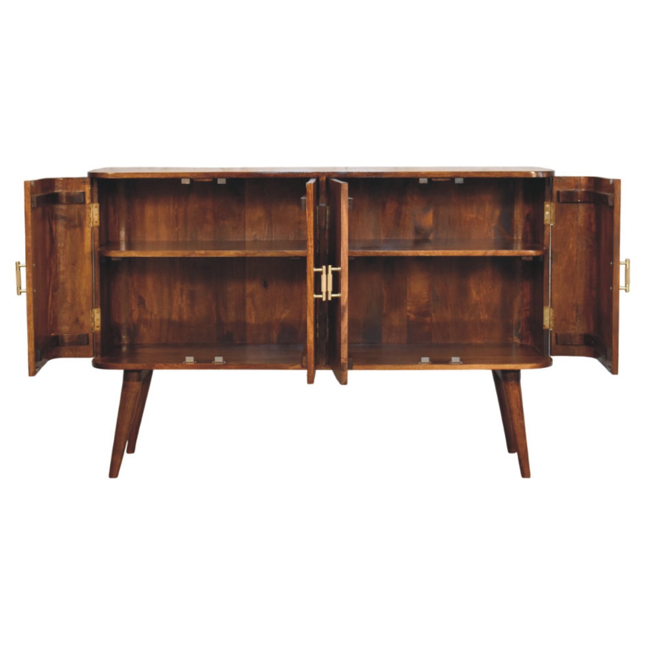 Linden Sideboard Chest of Drawers | Chestnut Solid Mango Wood