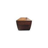 Crescent Floating Wall Shelf Chest of Drawers | Chestnut Solid Mango Wood