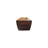 Crescent Floating Wall Shelf Chest of Drawers | Chestnut Solid Mango Wood