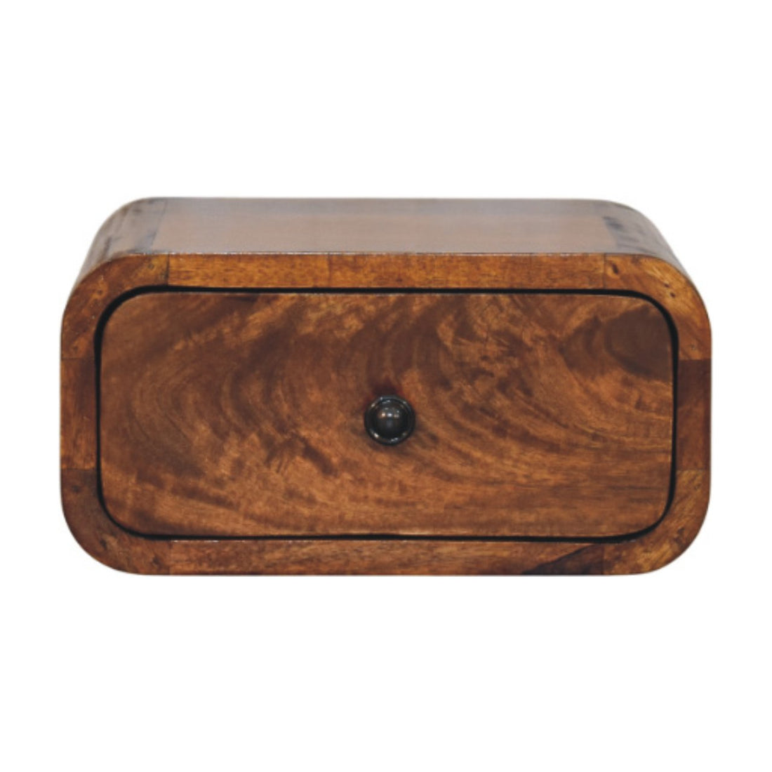 Avora Mini Wall-Mounted Chestnut 1 Drawer Nightstand Default Title