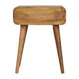 Avora Oak-ish Nightstand with 1 drawer