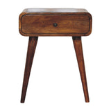 Avora Chestnut Nightstand with 1 drawer Default Title