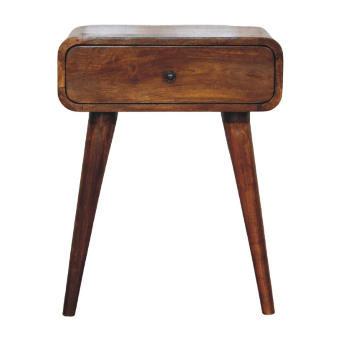Avora Chestnut Nightstand with 1 drawer Default Title