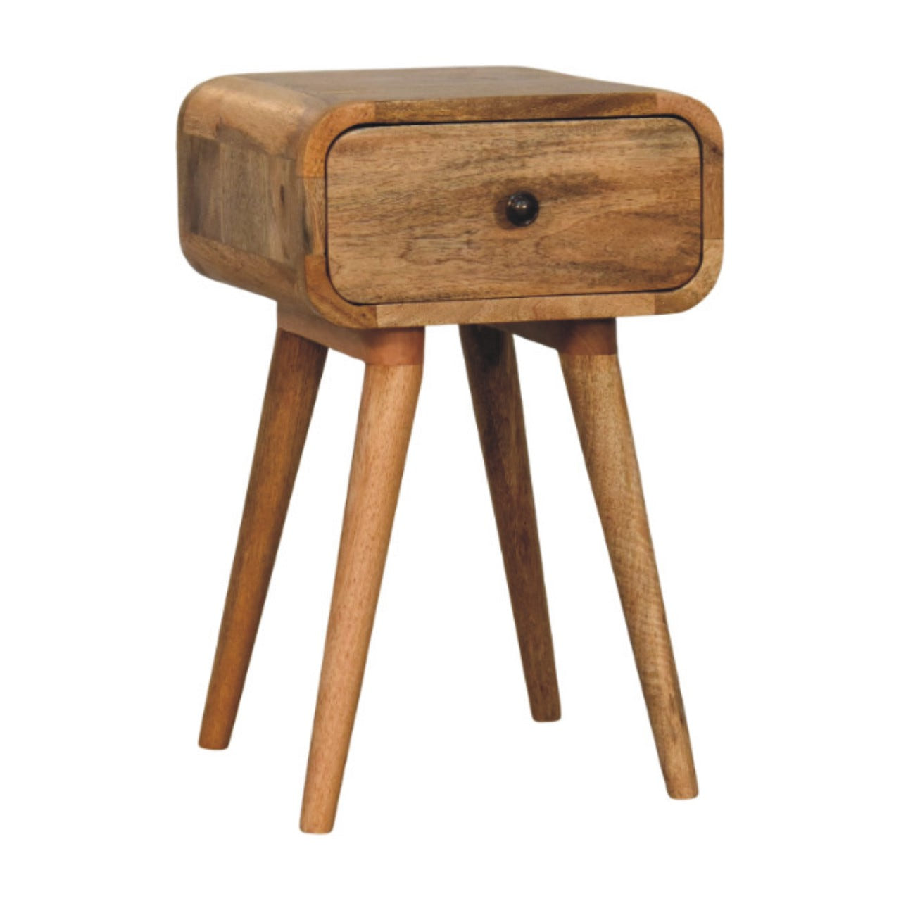 Avora Mini Oak-ish Nightstand with 1-Drawer Accent Piece