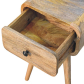 Avora Mini Oak-ish Nightstand with 1 drawer