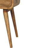 Avora Mini Oak-ish Nightstand with 1 drawer