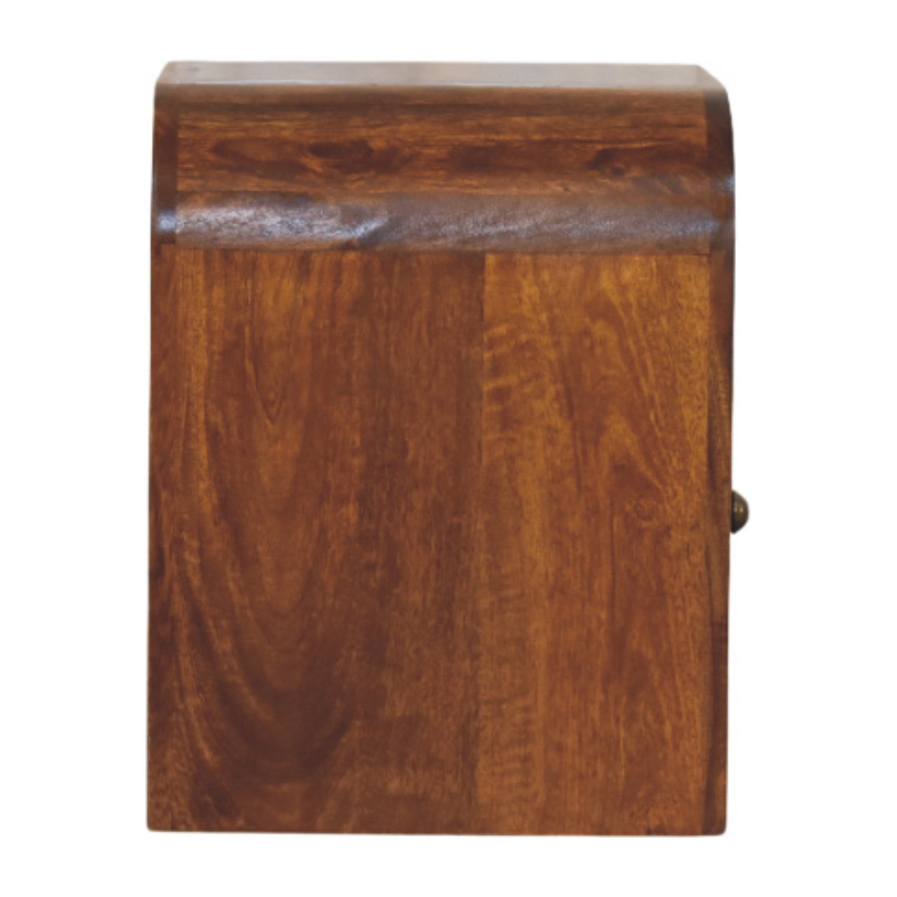 Darcy Chestnut Nightstand with Drawer and open shelf Chest of Drawers