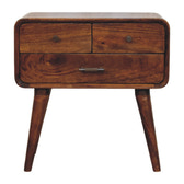 Avora 3-Drawer Chestnut Nightstand Default Title