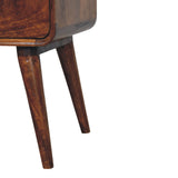 Avora 3-Drawer Chestnut Nightstand