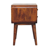 Avora 3-Drawer Chestnut Nightstand