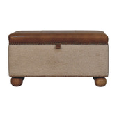 Boucle Lid- up Storage Ottoman Default Title