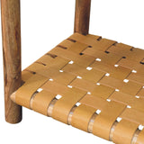 Regency Woven Oak-ish Nightstand with Drawer Accent Piece