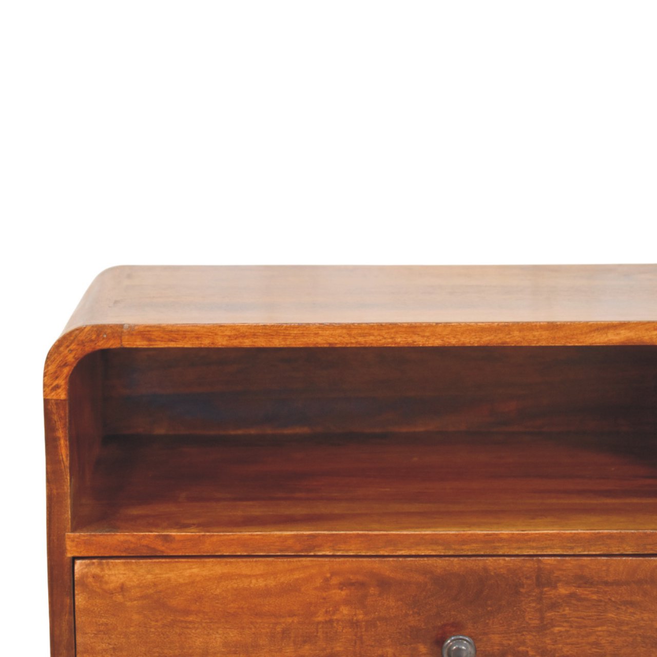 Avora Wall-Mounted Chestnut Nightstand