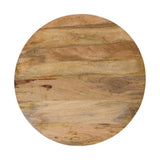 Slatted Round Oak-ish Coffee Table