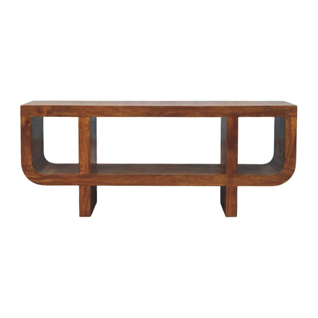Orion Curved Chestnut Media Unit Default Title