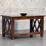 Belmont X-Frame Chestnut Coffee Table
