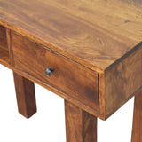 Tula 1-Drawer Chestnut Writing Desk