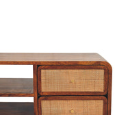 Larissa 4 Drawer Chestnut Media Unit