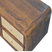 Larissa 4 Drawer Chestnut Media Unit