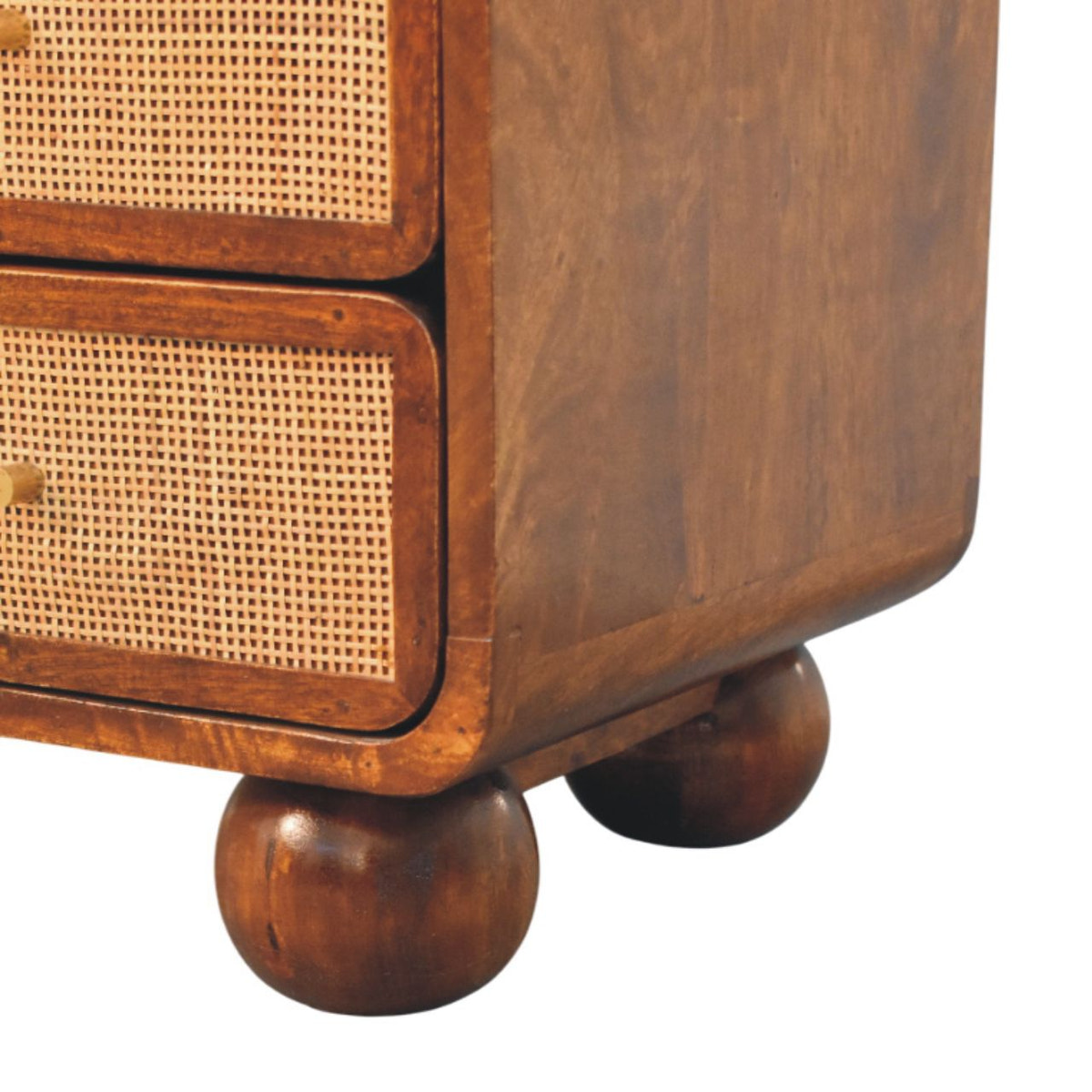 Larissa 4 Drawer Chestnut Media Unit