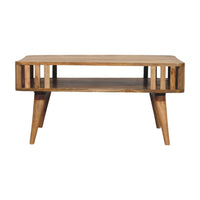 Slatted Oak-ish Coffee Table