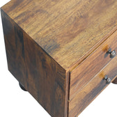 Tula 2 Drawer Chestnut Nightstand