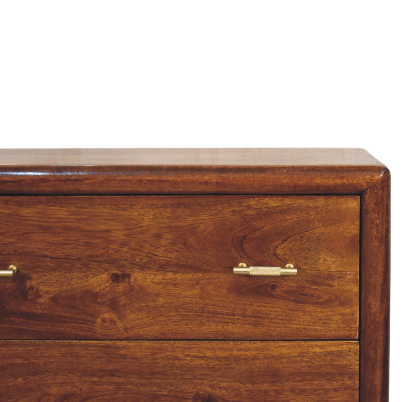 Regency 3-Drawer Chest of Drawers | Chestnut Solid Mango Wood