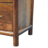 Regency 3-Drawer Chest of Drawers | Chestnut Solid Mango Wood
