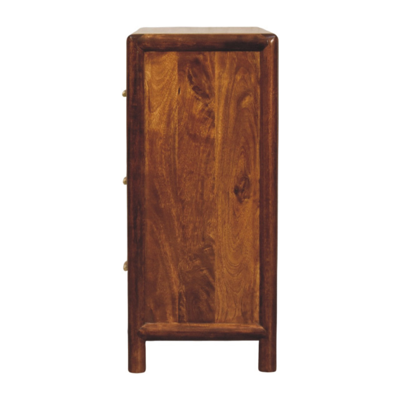 Regency 3-Drawer Chest of Drawers | Chestnut Solid Mango Wood