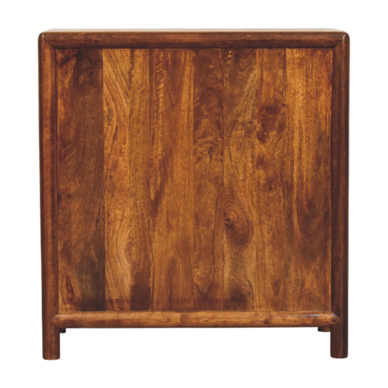 Regency 3-Drawer Chest of Drawers | Chestnut Solid Mango Wood