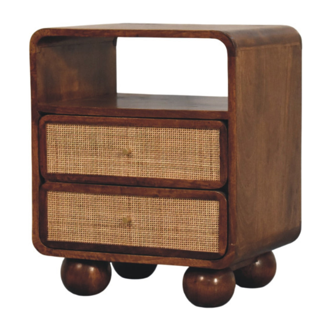 Larissa 2 Drawer Chestnut Nightstand Default Title