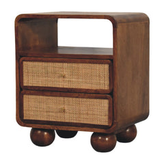 Larissa 2 Drawer Chestnut Nightstand Default Title