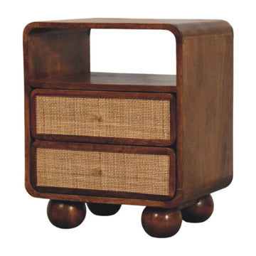 Larissa 2 Drawer Chestnut Nightstand Default Title
