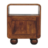 Larissa 2 Drawer Chestnut Nightstand