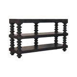 Spindle Shelf Console in Carbon Ash Chest of Drawers | Open Shelf Default Title