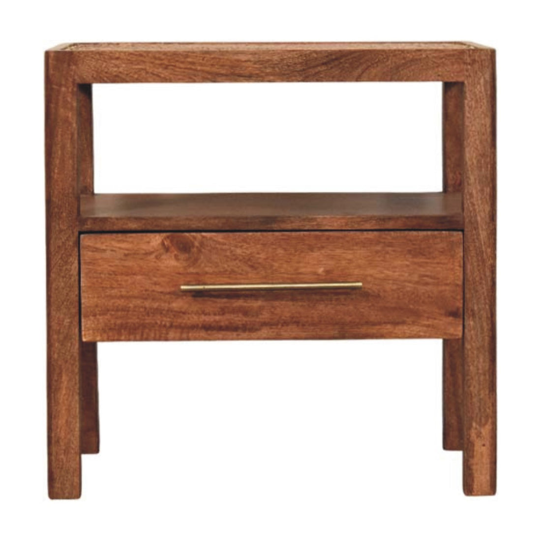 Saffron Rattan Nightstand Default Title