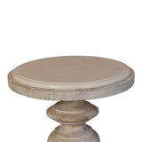 The Bellis Marble Accent Table Accent Piece | Hand-Carved
