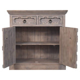Jaipur Lattice Sideboard Chest of Drawers | Linen Hand-Carved