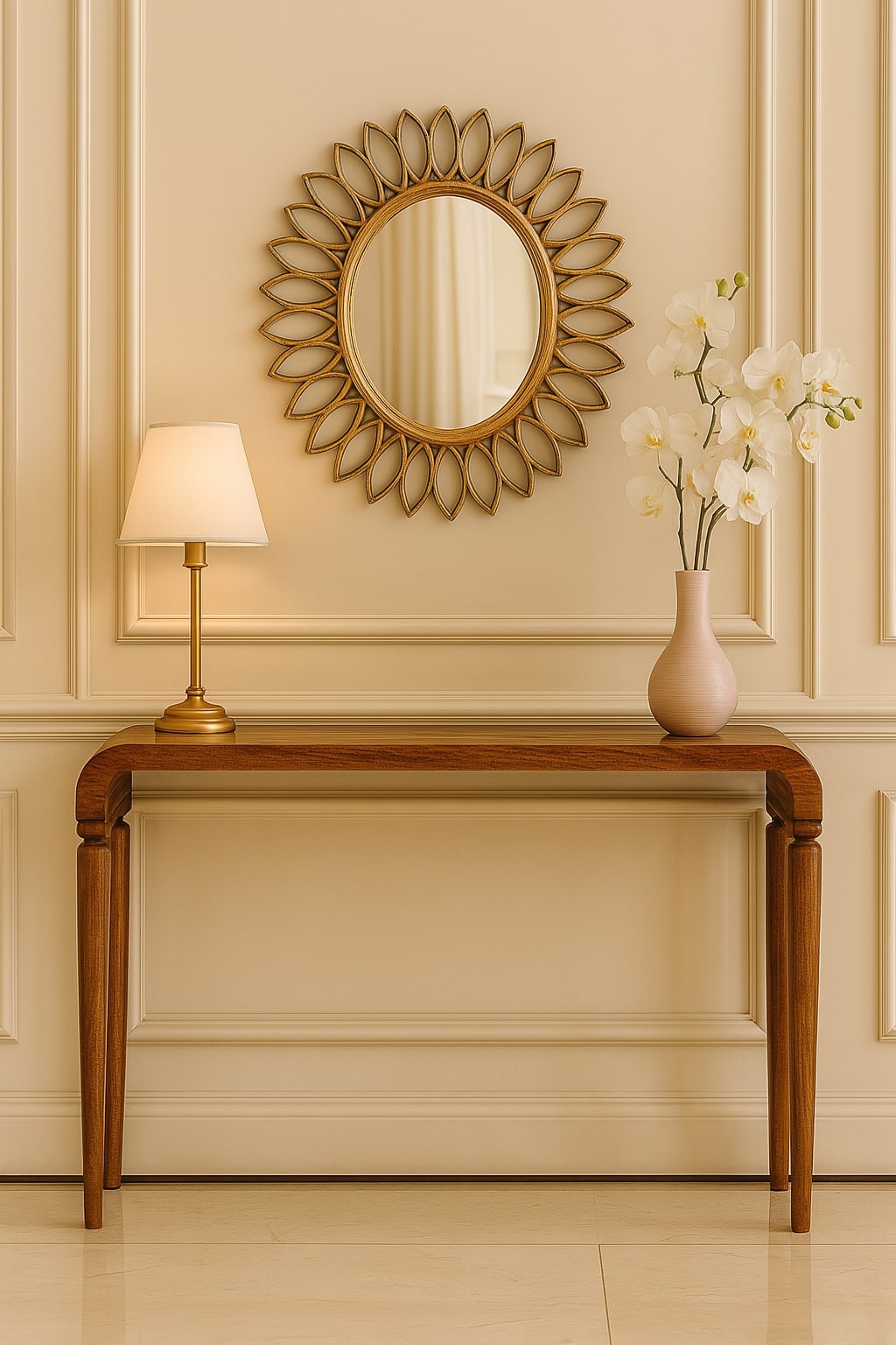 Arcus Console Table | Oak Solid Mango Wood
