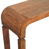 Arcus Console Table | Oak Solid Mango Wood