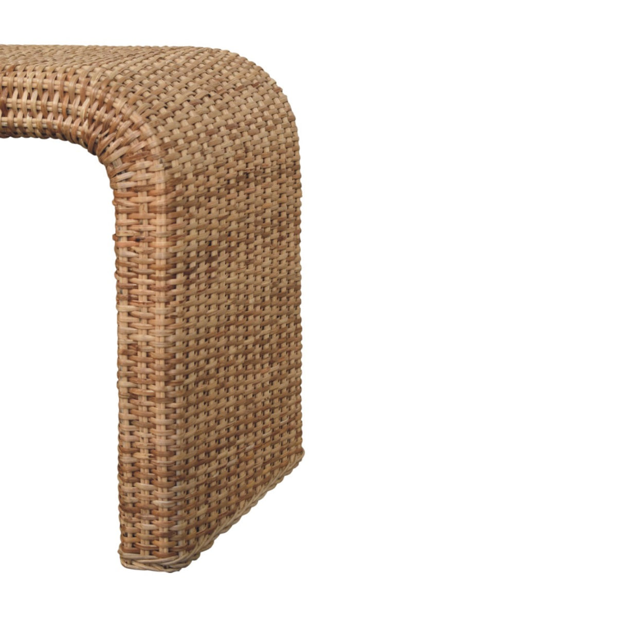 Rattan Weave Bench