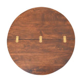 Orion Slatted Coffee Table | California Walnut Solid Mango Wood Fluted