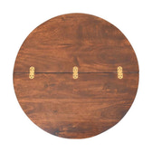 Orion Slatted Coffee Table | California Walnut Solid Mango Wood Fluted