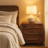 Belmont Bedside Table | Rattan Velvet